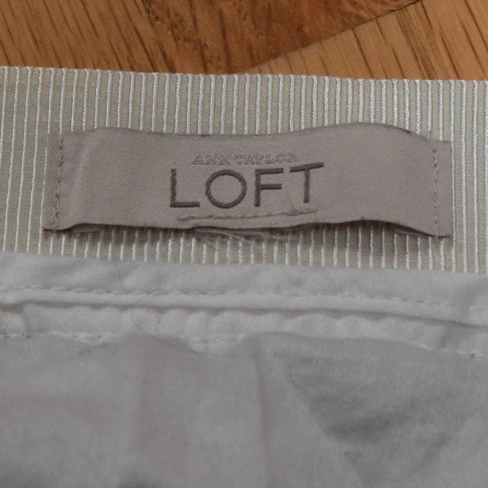 Loft Striped A-Line Skirt in Women's Size 8/10 - Picture 5 of 16